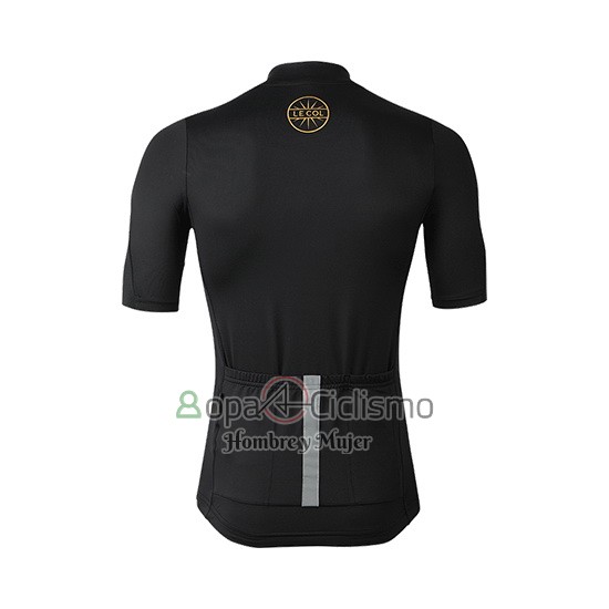 Lecol Ropa Ciclismo Culotte Corto 2019 Hombre Mangas Cortas Negro